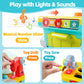iPlay, iLearn Toddler Musical Workbench - Pretend Play Tool Set, Shape Sorter & Pounding Game for 1-3 Year Old Boys & Girls, Multicolored