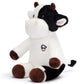 Ikasa Cow Stuffed Animals Plush Toys,8'' Cute Plushie Soft Small Cuddly Fluffly Toy, Gifts For Family Kids Girls Boys