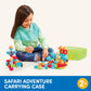 Battat- Bristle Blocks- Stem Interlocking Building Blocks- 85 Pc Playset- Reusable Carry Case- Developmental Toys For Toddlers & Kids- Safari Adventure Carrying Case- 2 Years +