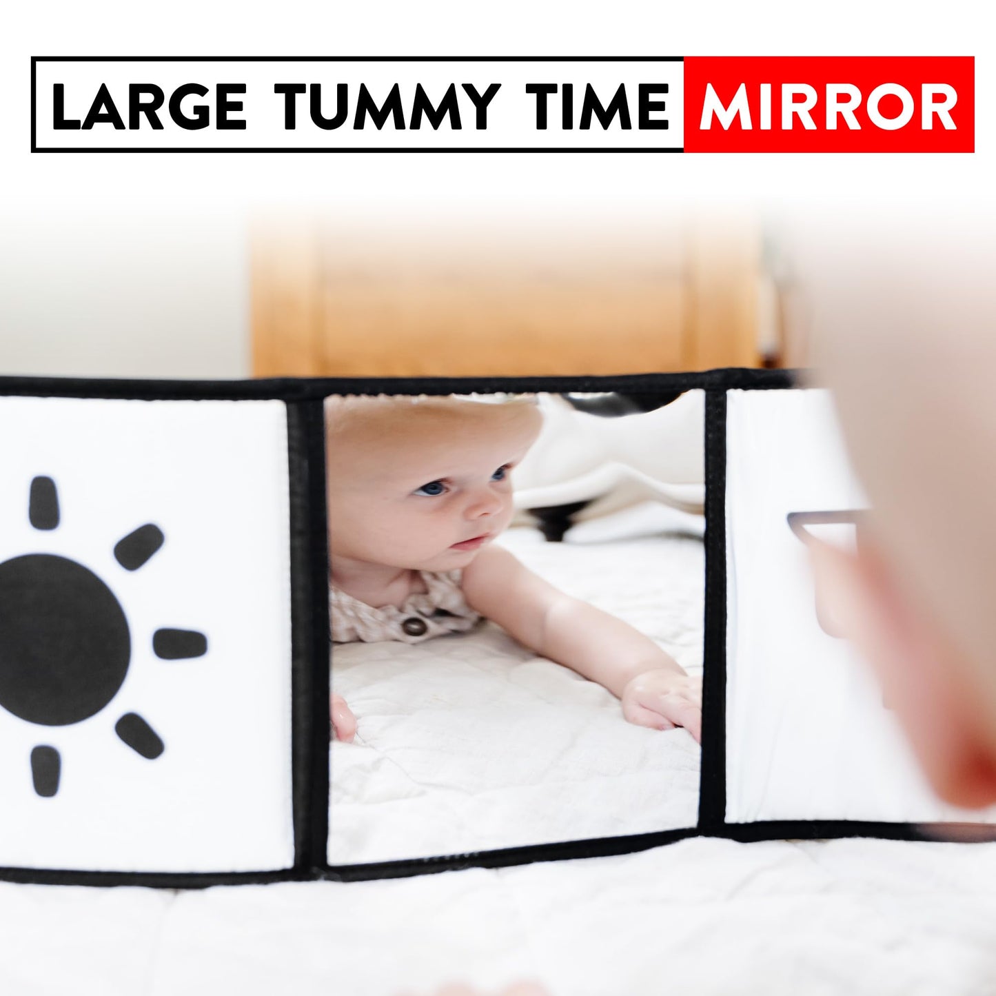 Spiggly High Contrast Baby Toys For Newborn Black And White Baby Toys 0-3 Months Baby Books 0-6 Months High Contrast Baby Book T