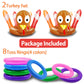 2 Pack Thanksgiving Ring Toss Games Toys for Kids Thanksgiving Inflatable Turkey Hats Toss Games Thanksgiving Family School Part