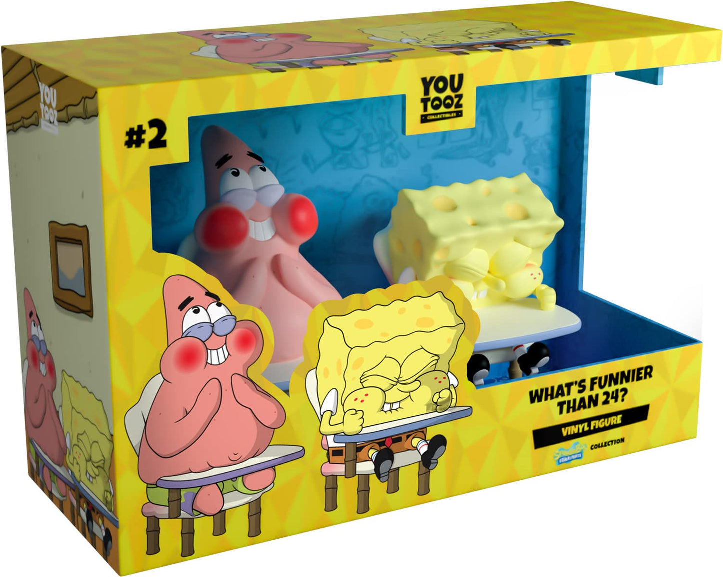 Youtooz Whats Funnier Than 24, 4' Inch Vinyl Figure, Collectible Spongebob And Patrick From Funny Internet Meme What'S Funnier Than 24 By Youtooz Spongebob Squarepants Collection