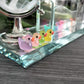 Cidinge 100 Pcs Luminous Mini Resin Ducks Tiny Glow in The Dark Duck Micro Garden Landscape Potted Plants Decoration Aquarium Do