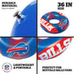Bigmouth Buffalo Bills 36    Inflatable Pool Floats Officially Licensed Nfl Fan Gear Merchandise Inner Tube For Adults And Teens