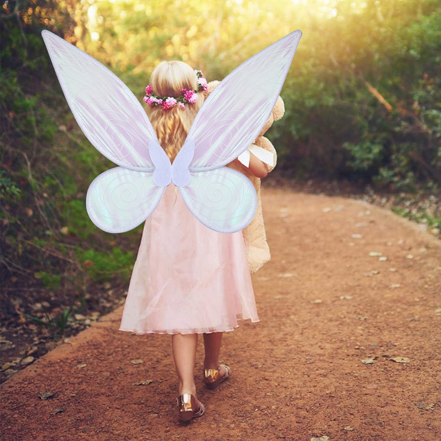 Halloween Costumes For Girls Women Butterfly Fairy Wings For Fairy Costumes Sparkle Fairy Princess Wings Party Favor