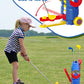 Humzo Toddler Golf Set for Boys Girls Age 3 4 5 6  limited availability Foot-Pedal Design Auto-Reloads Balls  Upgraded Kids Golf Cart with 3 Clubs & 8 Balls  Indoor and Outdoor Golf Toys Birthday Gift