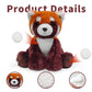 Hideekoog Red Panda Stuffed Animal Toy  Soft Huggable Red Panda Plush Toys for Kids  Cute Stuffed Animals Gift for Boys Girls and Toy for 1-3 Toddlers -8.5 Inch