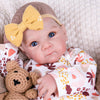 Aori Lifelike Reborn Baby Dolls - 20-inch Realistic Newborn Girls Doll That Look Real  Nice Gift Set for Kids  Parents-to-be  Grandparents