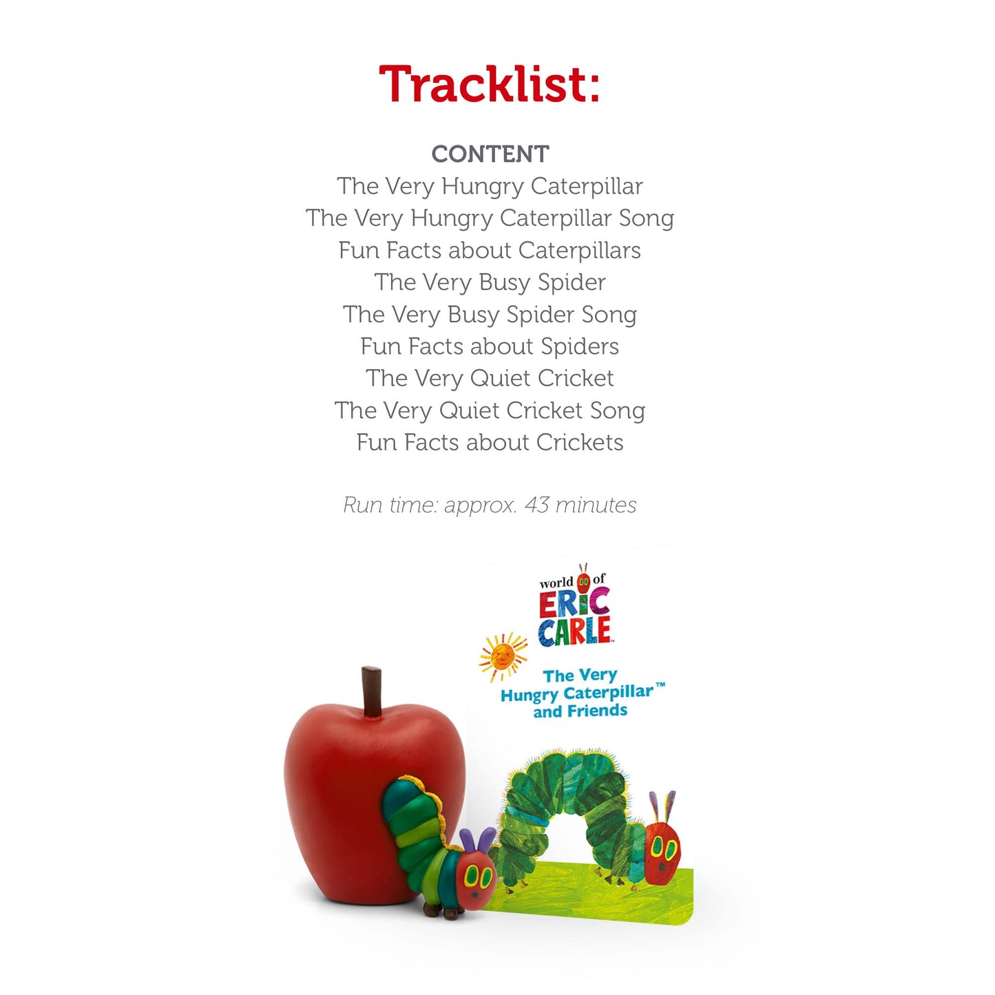 Tonies The Very Hungry Caterpillar & Friends Audio Toy Figurine From Eric Carle