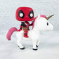 Funko Pop! Rides #36 Marvel Deadpool on Unicorn - Multicolor Vinyl Collectors Exclusive