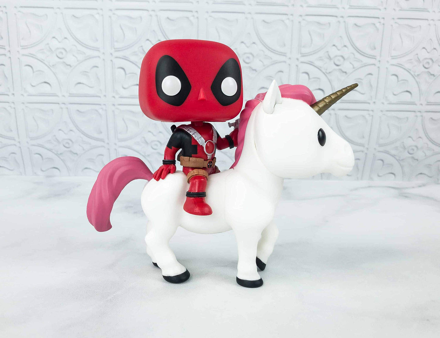 Funko Pop! Rides #36 Marvel Deadpool on Unicorn - Multicolor Vinyl Collectors Exclusive