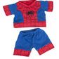 Spiderbear Pj'S Outfit Teddy Bear Clothes Fits Most 14'' - 18'' Build-A-Bear And Make Your Own Stuffed Animals