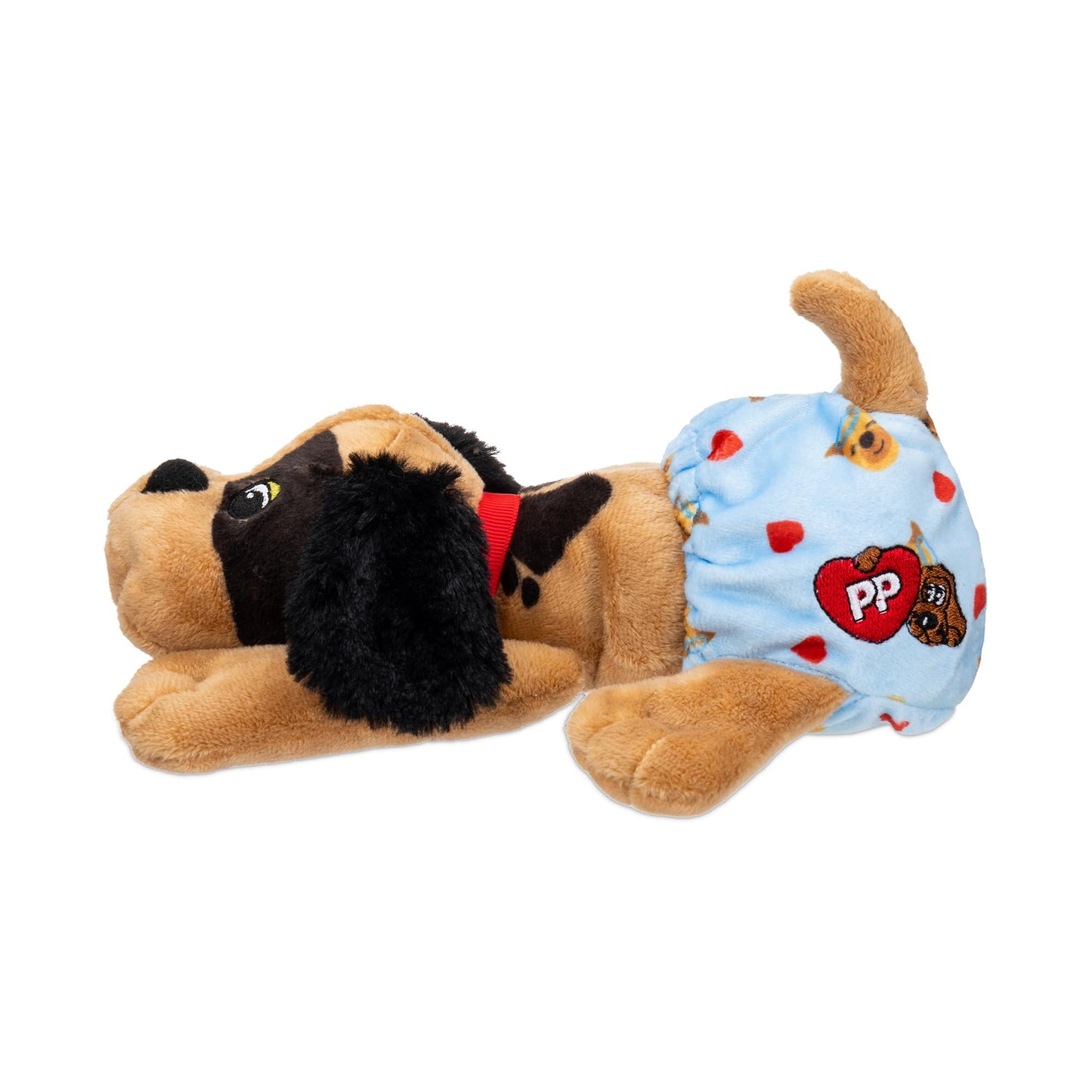 Pound Puppies Newborns Plush - Angel - Tan And Black, Eco Friendly