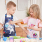 Wernnsai Toddler Girls Aprons - Cupcake Kids Aprons For Girls Toddler Paint Art Smock Waterproof Cooking Baking Painting Gardening Artist Chef Apron For Kids Age 6-10 Years