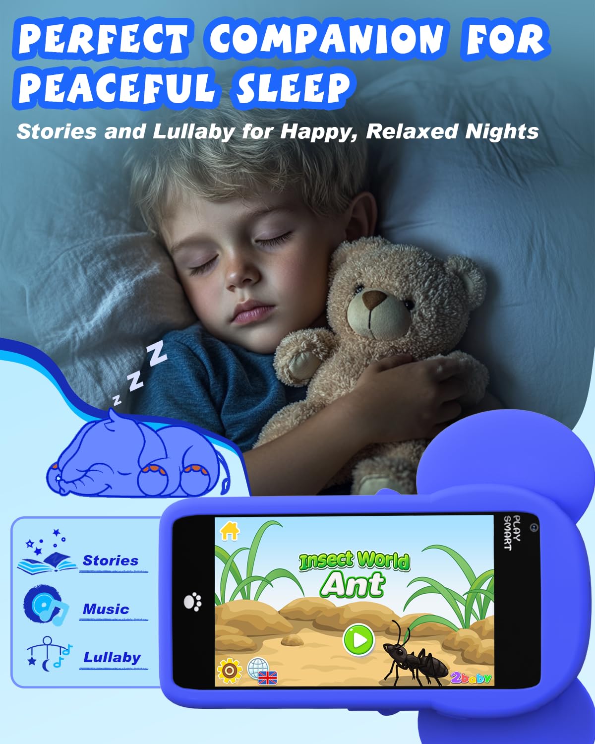 Momilla Kids Toys Phone For 3 4 5 6 7 Years Old, 3.97'' Touchscreen Christmas Birthday Gifts, Toddler Toys Phone With Music Play