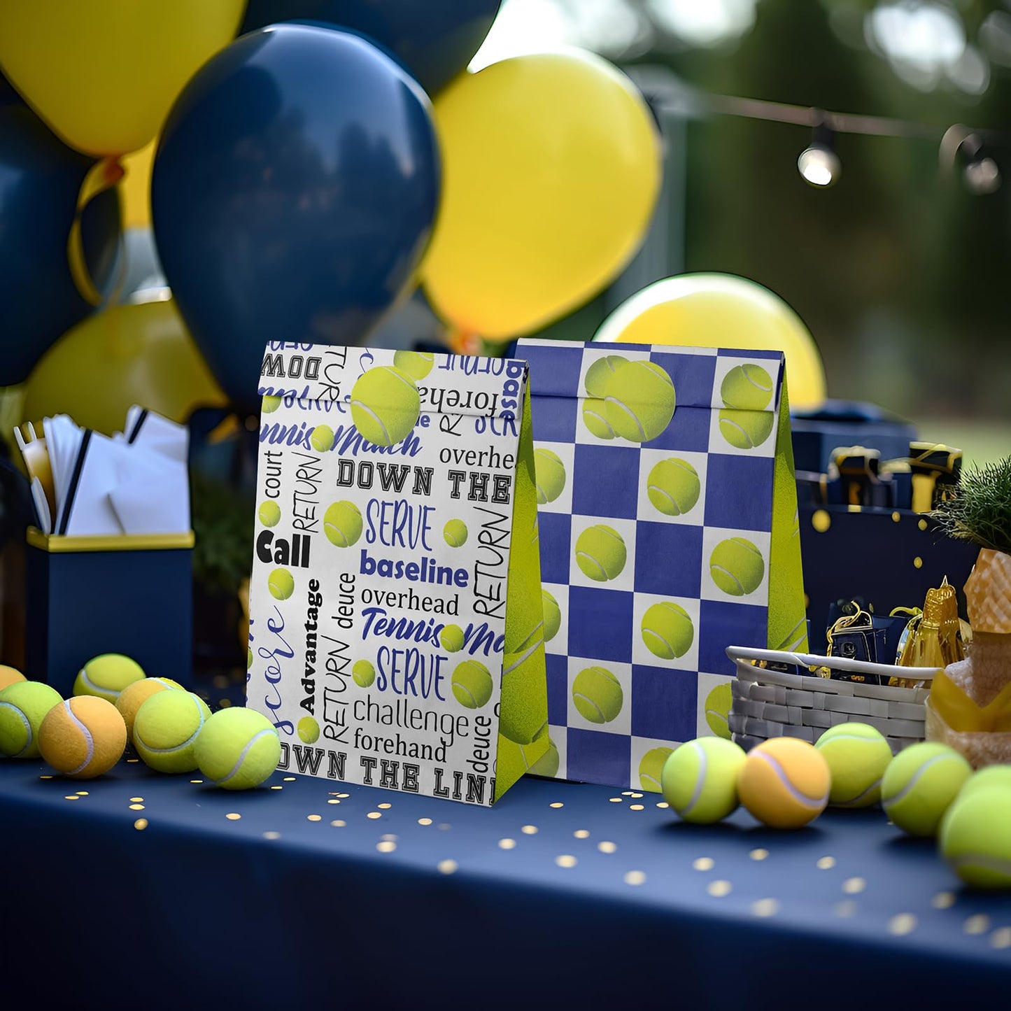 Outego 24 Tennis Party Favor Bags Tennis Goodie Bags Tennis Party Favors For Kids Tennis Birthday Party Supplies
