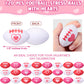 Simgoing 120 Pcs Valentine Football Stress Balls 1. 57'' Mini Football Squeeze Balls Bulk Valentines Gift Foam Toy Party Favors