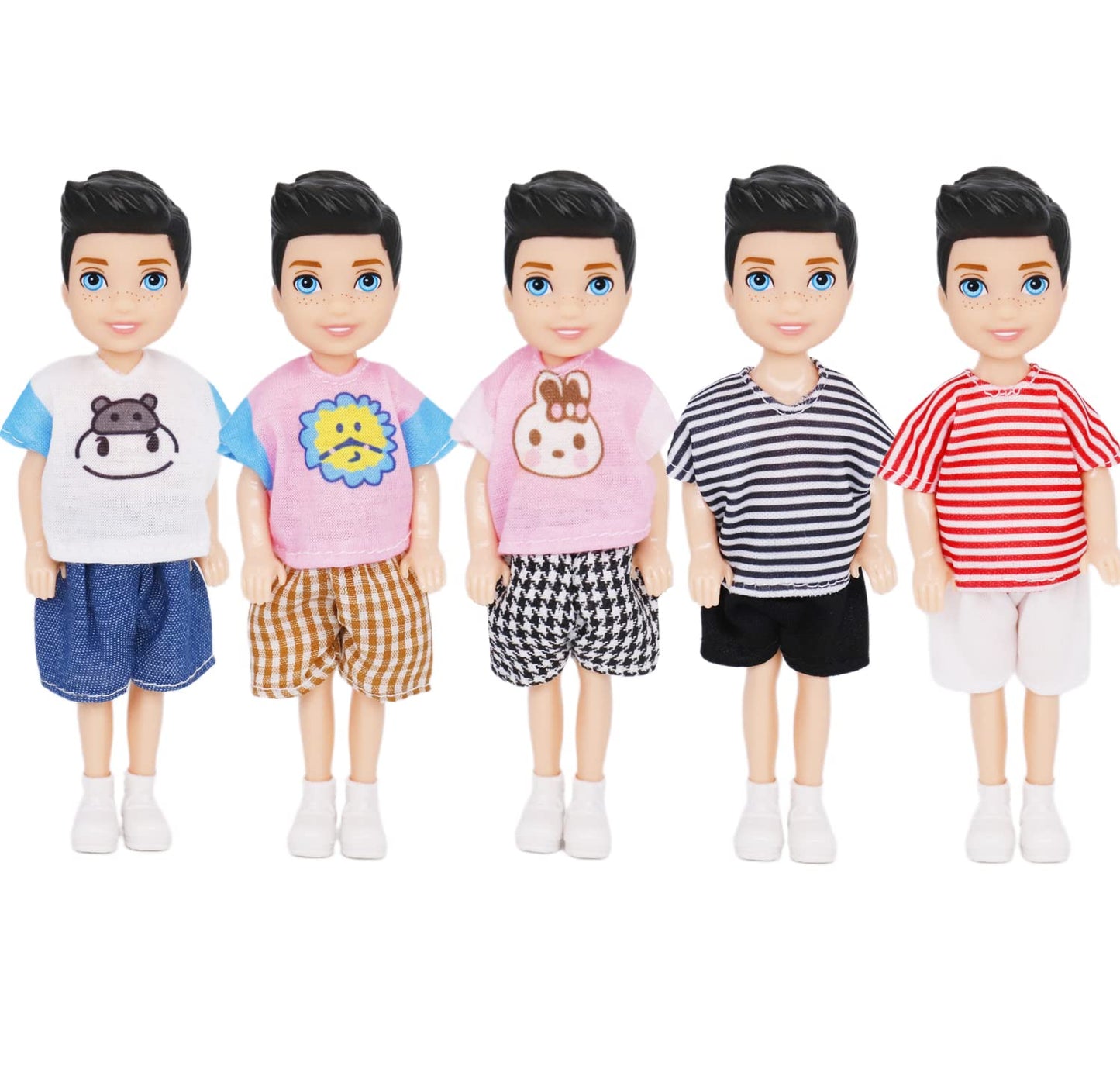 20 Sets 6 inch Chelsea Doll Clothes Accessories 15 Dresses 5 Outfits for Kids Christmas Birthday Gifts