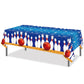 Lide Road 2 Pack Bowling Party Tablecloth Bowling Theme Party Supplies Disposable Beach Tablecloth Beach Plastic Table Cover For
