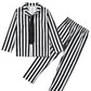 Promoted To Big Sister Boy Halloween Black And White Striped Suit Scary Costume For Kids (6T)