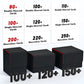 Zlca Card Deck Box For Trading Cards, Mtg Yugioh Deck Case Holds 100+ Single Sleeved Cards, Pu Leather Magnetic Card Storage Box Fits For Tcg Ccg Magic Game Cards (Black& Red)