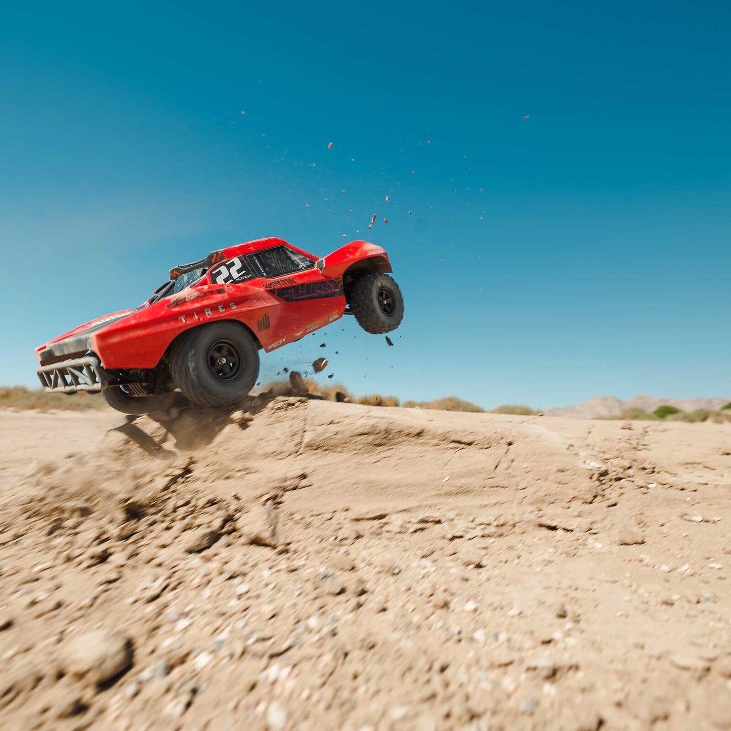 ARRMA RC Truck 1/10 Fury 2wd Short Course Truck RTR with Smart Battery and Charger RED, ARA3221ST1