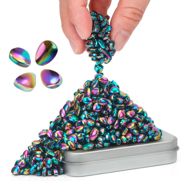 Dyrdm 300+ Original Ferrite Putty Colorful, Fidget Toy Ferrite Stones For Stress Relief, Sensory Toy For Adults & Teens 14+, Hol