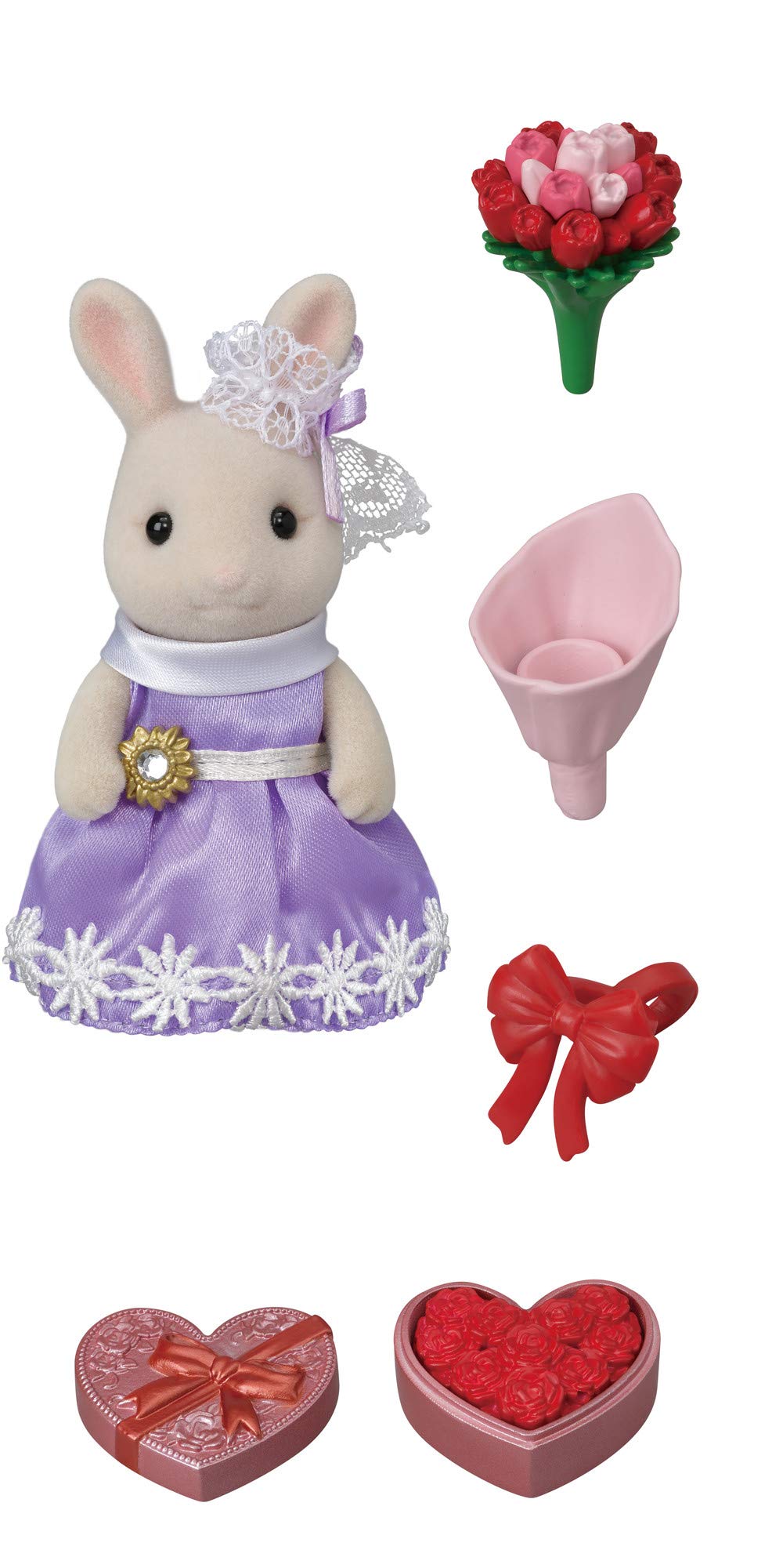 Calico Critters Town Series Flower Gifts Playset, Dollhouse Playset with Figure and Accessories