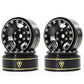 Treal 1.0 Beadlock SCX24 Wheels (4P) Classic 5-Star 1 Micro Bead lock Wheel for Axial 1/24 SCX24 Dodge Deadbolt C10 Gladiator Cr