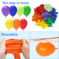 Nisocy Rainbow Balloons Arch Kit, 126Pcs 18In 12In 10In 5In Colorful Rainbow Balloons Different Sizes For Engagement, Wedding, B