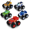 NKOK Blaze and The Monster Machines (Free-Wheel) 5PK (Blaze, Pickle, Crusher, Stripes & Darington); No Batteries Required; Gripp