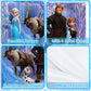 Frozen Birthday Backdrop For Girls Birthday Party Decoration, 6Ft*3.6Ft/180Cm*110Cm Frozen Birthday Background Wall Decorations,