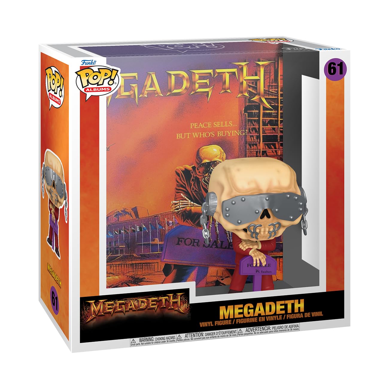 Funko Pop! Albums Megadeth Peace Sells Vinyl Figure Multicolor Model 72589