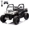 Sopbost 24V 10Ah 2 Seater Ride On Car With Remote Control Battery Powered Ride On Toy Electric Kids Utv With Large Dump Bed, 4X7