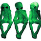 Ebros Glow In The Dark See Hear Speak No Evil Alien Shelf Sitters Set Of 3 Extra Terrestrial Creatures Alien Figurines