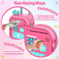 Piggy Bank for Kids with Fingerprint, ATM Machine Kids Christmas Birthday Gifts, Electronic Cash Coin Bank Money Saving Box with