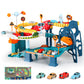 RedCrab Kids Space Car Playset Toy Ramp Track Set,Winding Highway Space Dinosaur Hill Toy,Light and Music Educational Toys for A