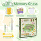 Gencokok 54Pcs Flip Chess Memory Game, 2025 Fruit Flip Chess Board Game, Memory Chess Over Card Chess Board, Double Cartoon Patt