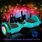 Sisigad Hoverboard For Kids Ages 6-12, With Built-In Bluetooth Speaker And 6.5'' Colorful Lights Wheels, Safety Certified Self B