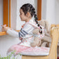 GAGAKU Baby Doll Carrier - Front & Back Stuffed Animal Carrier, Pink, Model BBDC1905-P, Cotton Material for Little Girls