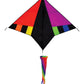 in The Breeze 3116 - Rainbow Zephyr Kite - Colorful, Easy-Flying Delta Kite with Windsock Tail