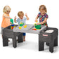 Simplay3 Indoor Outdoor Sand And Water Sensory Activity Table For Toddlers, Kids All-Purpose Table With Lid And Built-In Storage