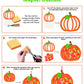 Zliisang 24PCS Make You Own Fall Crafts Kit Bulk Maple Leaves Pumpkin Apple Acorn Paper Suncatchers DIY Kit for Autumn Thanksgiv