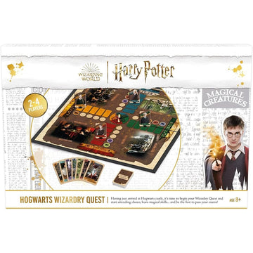 Cartamundi Harry Potter Hogwarts Wizardry Quest Board Game, Calling All Harry Potter Super-Fans! For 2 To 4 Players, Great Gift