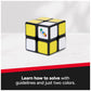 Rubik's 2x2 Beginner Cube - 3D Puzzle Game, Stress Relief Fidget Toy, Mini Size, Plastic, Model 6064561, Travel Game for Ages 7+