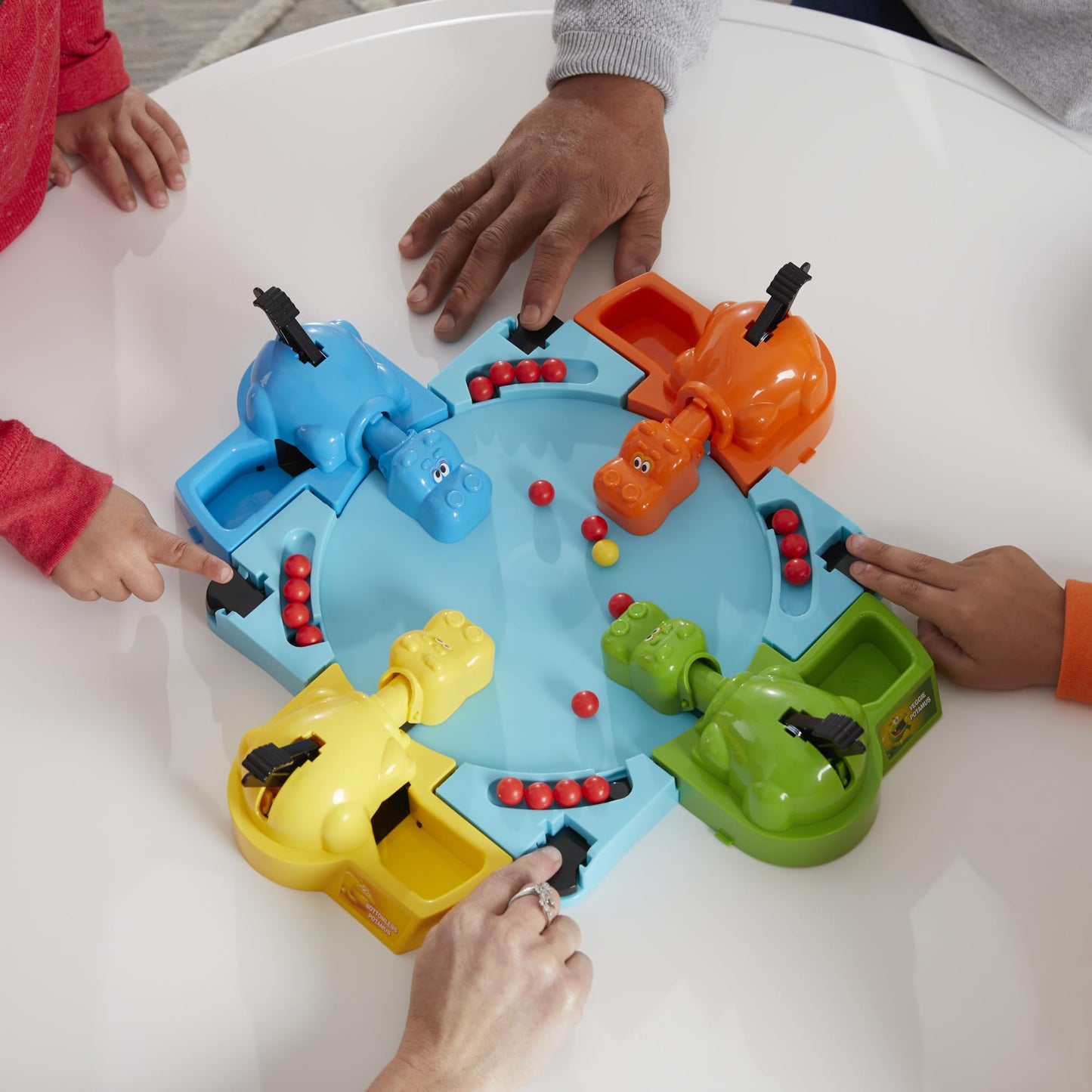 Hungry Hungry Hippos Kids Board Game, Preschool Games for 2-4 Players, Easy to Play Kids Games, Family Board Games for Kids, Kid