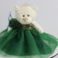 KINNEX COLLECTIONS SINCE 1997 20 Quince Anos Quinceanera Last Doll Teddy Bear with Dress (Centerpiece) B16631-33G (Emerald Green