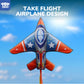 TOY Life Kites for Kids Ages 4-8  Kite mature-themed  Easy to Fly Large Fighter Jet Kite for Outdoor Fun  Durable Ripstop Fabric with 300ft String  Perfect Beach & Park Toy for Boys & Girls