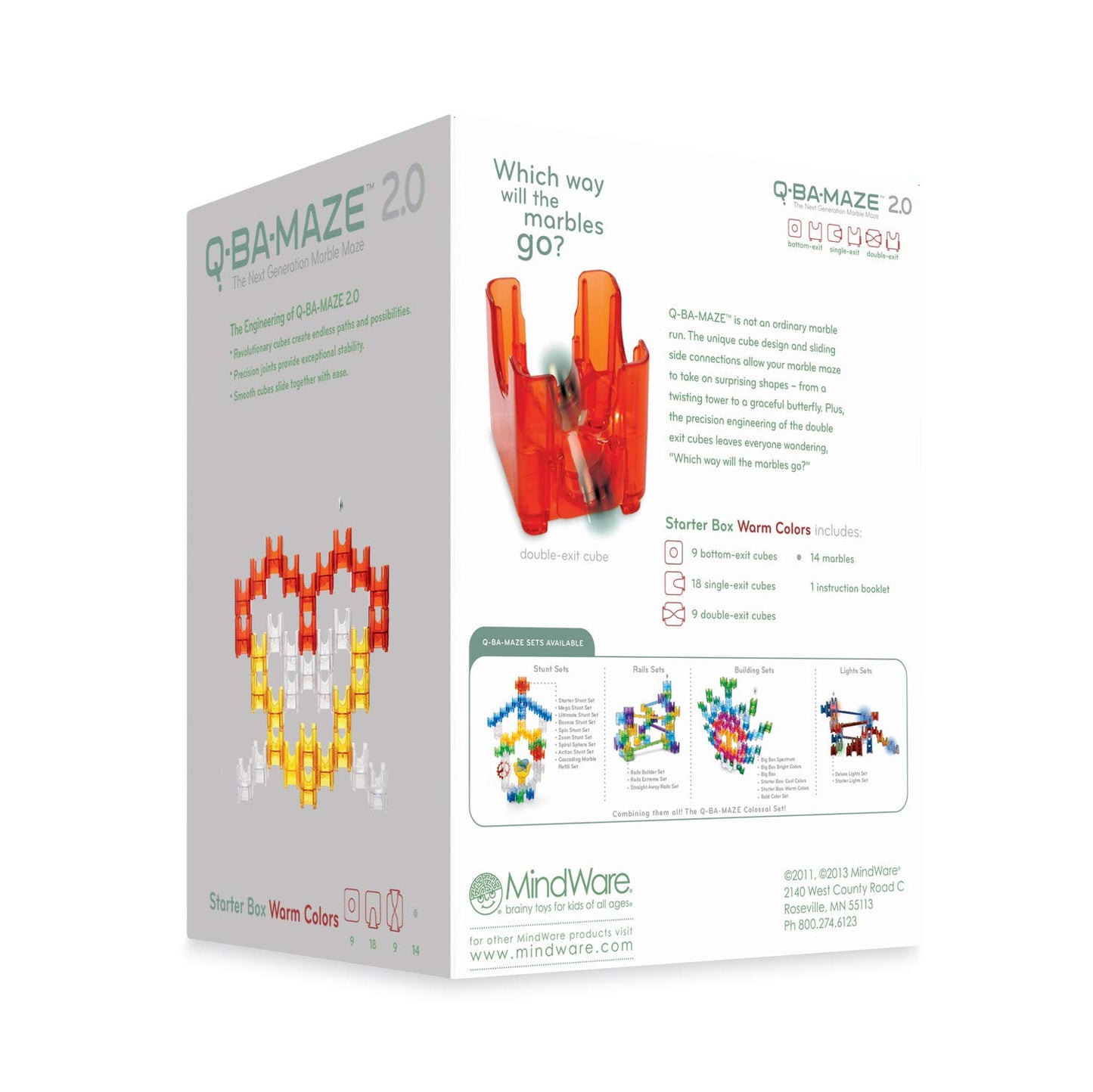 Mindware Q-Ba-Maze Warm Colors