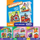 Frank Transport Puzzles Set  Wings, On Road, Vegetables (4 Toys) for 3+ Kids